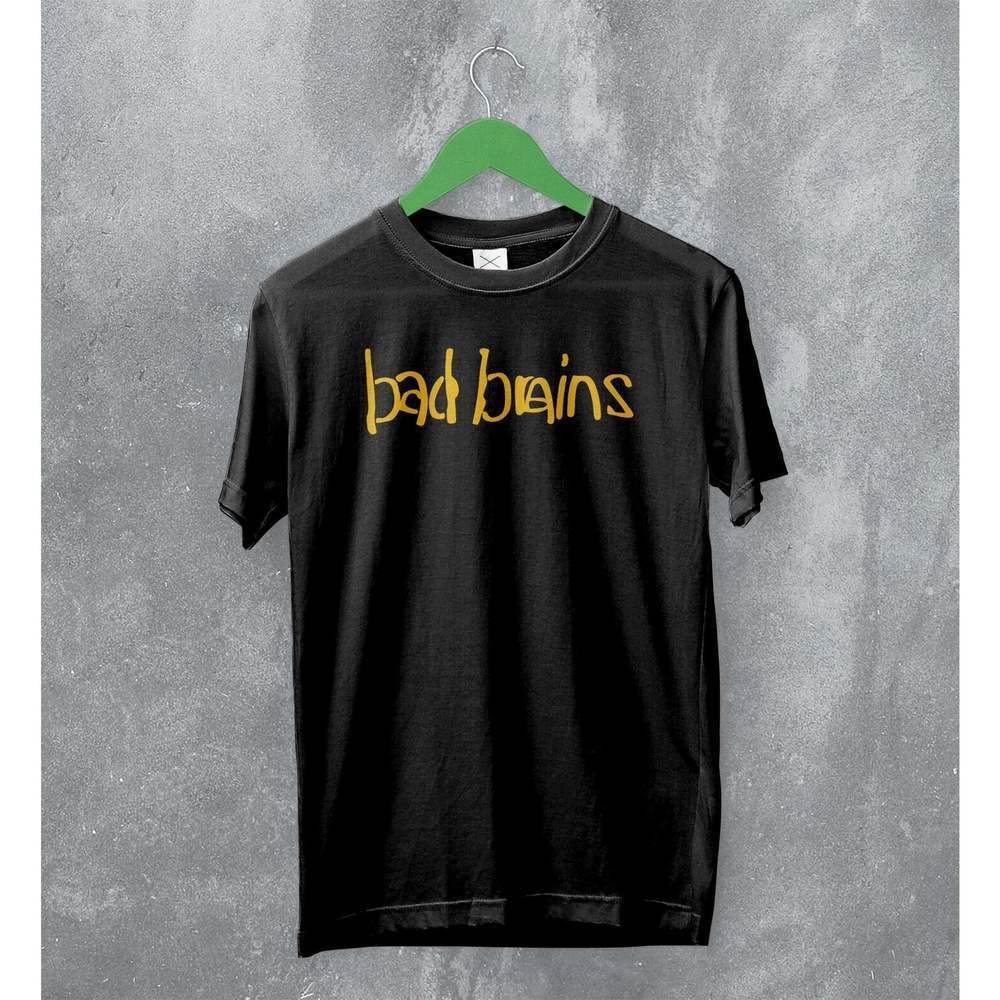 Bad Brains Punk Rock Logo Hardcore Band Music Graphic Fan T-Shirt